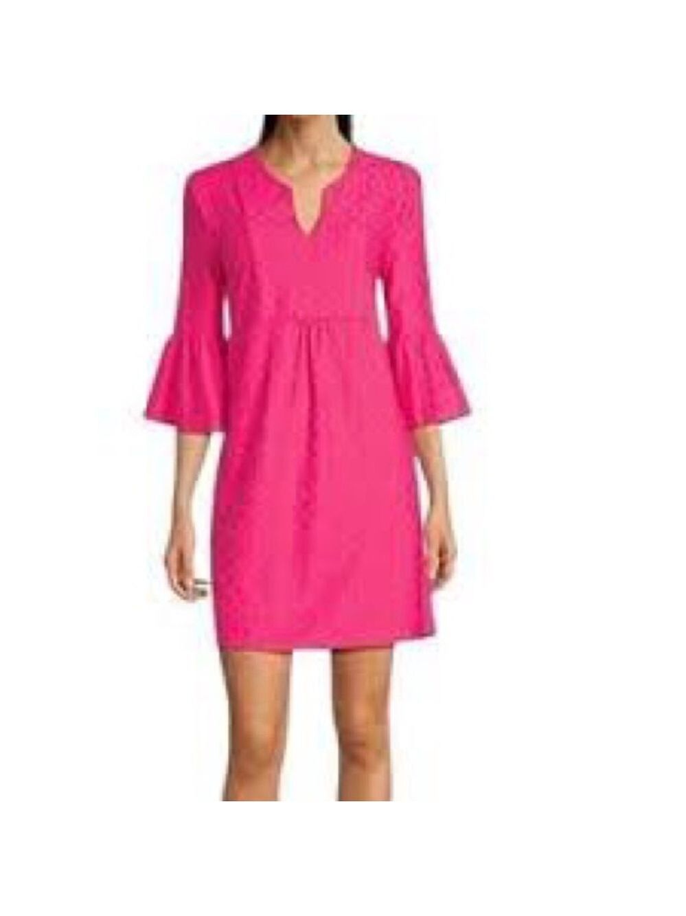 Jude Connally Bright Pink Kerry Dress